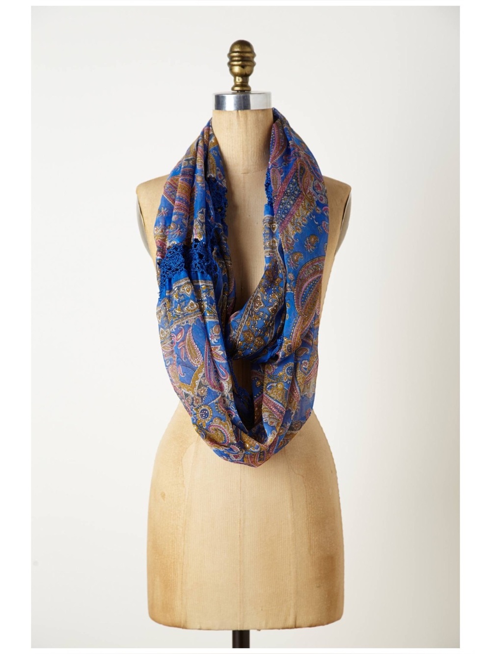 Anthro “Crochet Paisley Scarf” by Raj
